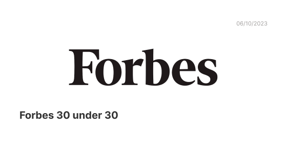 Forbs 30 under 30
